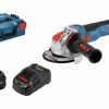 Akumulatorski kotni brusilnik s sistemom X-LOCK GWX 18V-10 SC