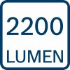 Brezžična svetilka za uporabo na gradbišču GLI 18V-2200 C