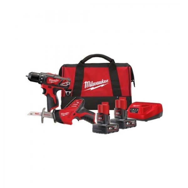 MILWAUKEE Akumulatorski SET PowerPack M12 BPP2C-402B