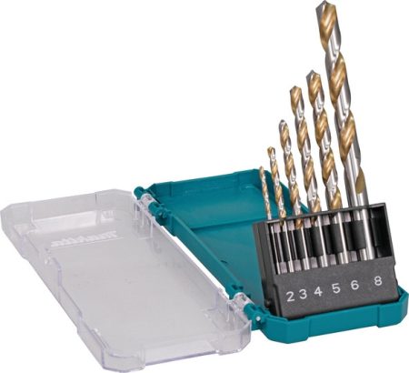 MAKITA 6-delni set HSS-G svedrov za kovino - Titanium premaz D-77241