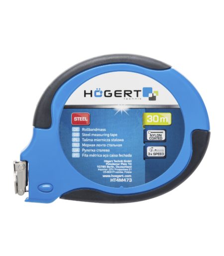 HOEGERT Jekleni merilni trak 30m HT4M473