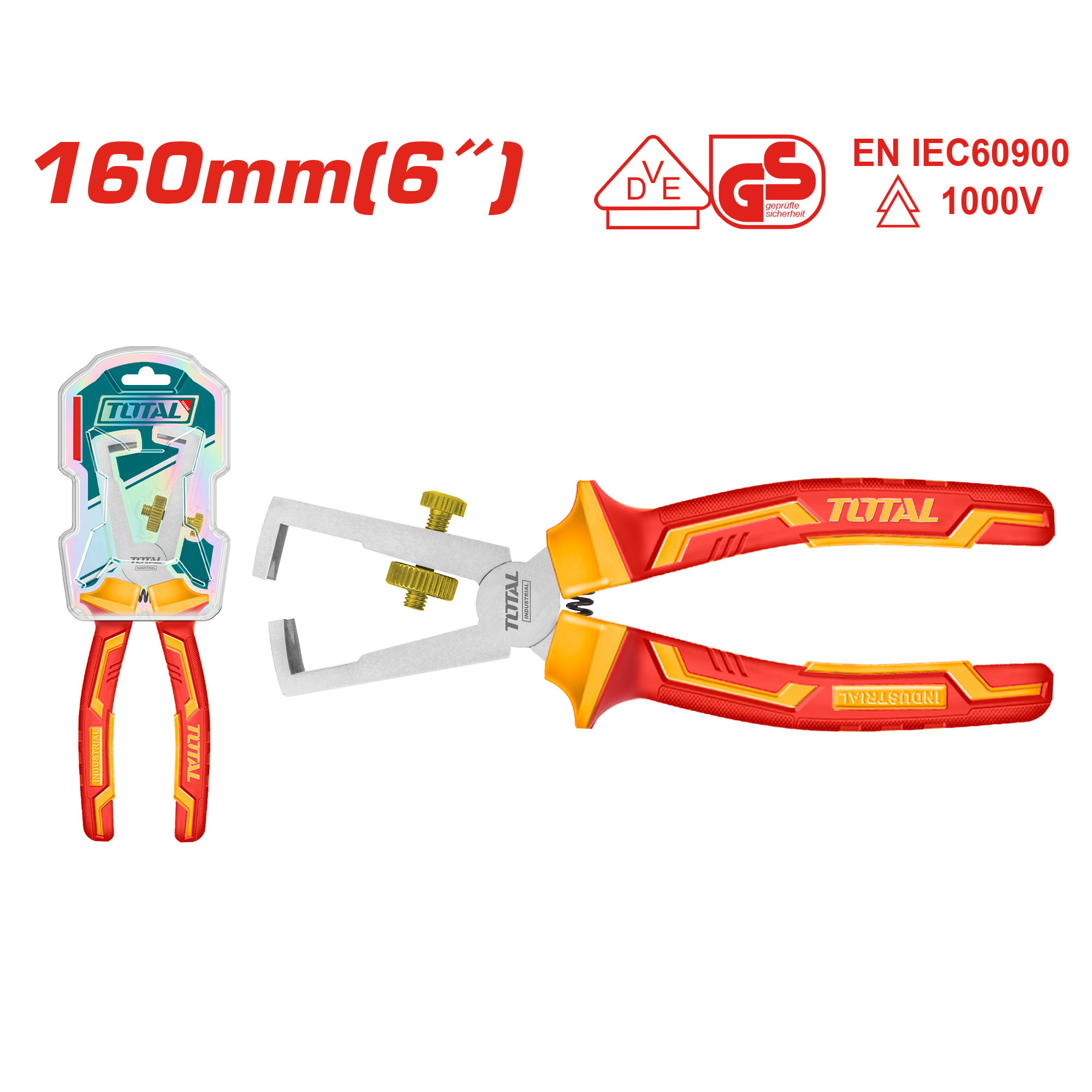 Izolirane klešče za odstranjevanje žice 160mm /INDUSTRIAL (THTIP2661)