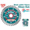 Turbo diamantna rezalna plošča 125(5)X22mm / 12mm /INDUSTRIAL (TAC2131251)