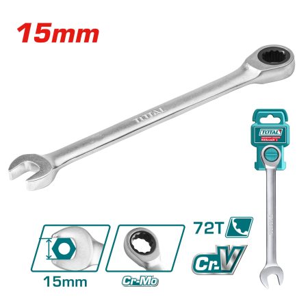 Ključ z ragljo 15mm/200mm/ INDUSTRIAL (TCSPAR151)