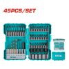 45-delni set udarnih izvijačev in svedrov/ INDUSTRIAL (TACSDL24502)