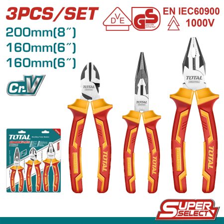 3 -delni set izolirane klešče/ INDUSTRIAL (THT2K0302)