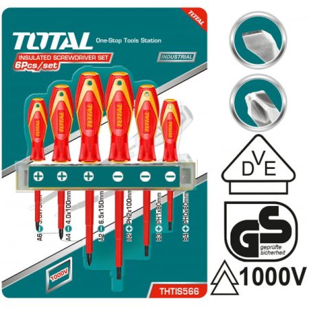 6-delni set izoliranih izvijačev/ INDUSTRIAL (THTIS566)