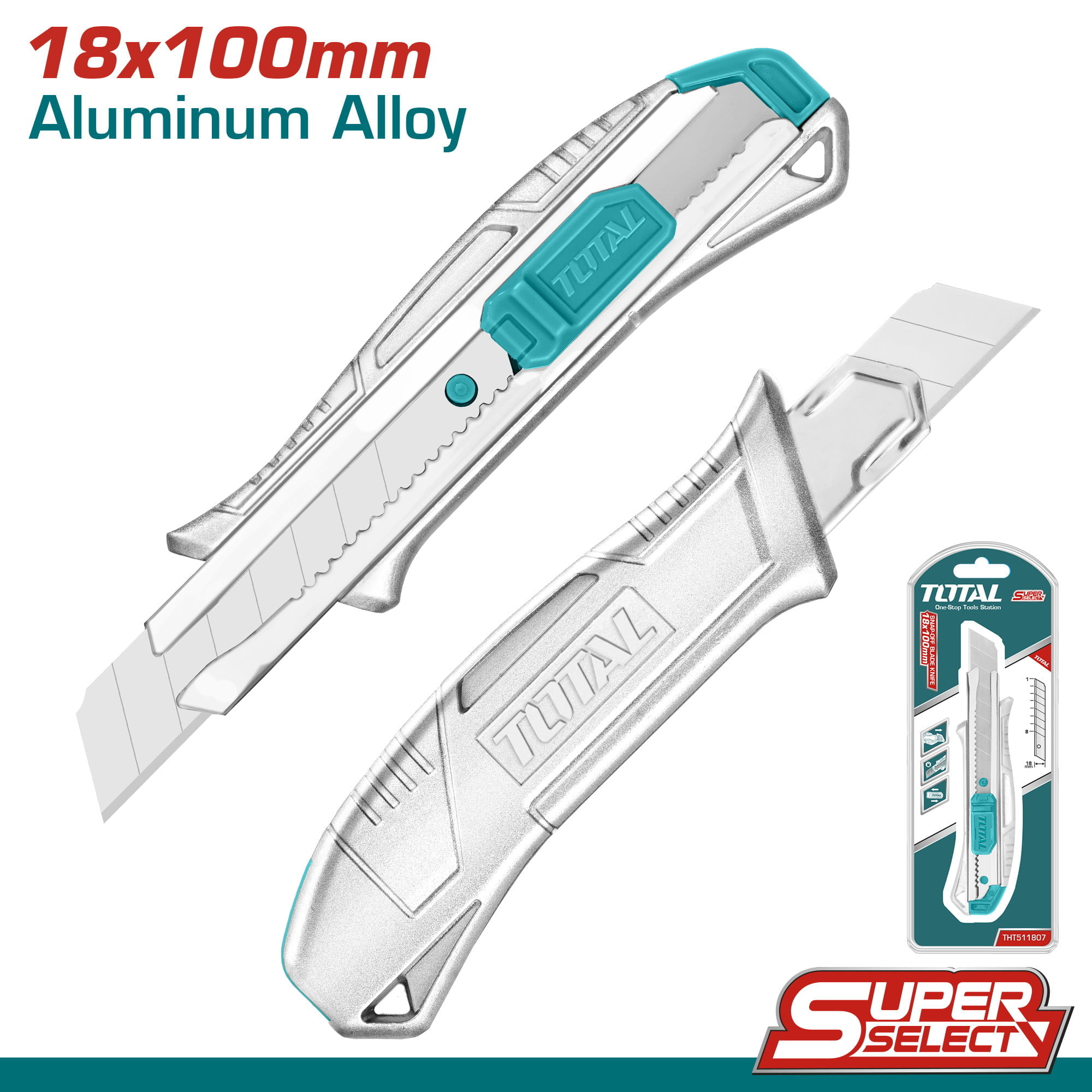 Skalpel ALU 152 mm / 18x100mm (THT511807)