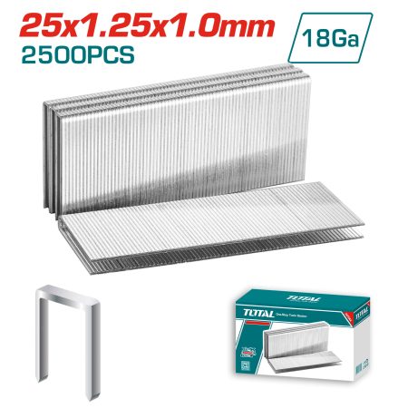 Kronske sponke 2500kos/25x1,25x1,0mm (TAC918252)
