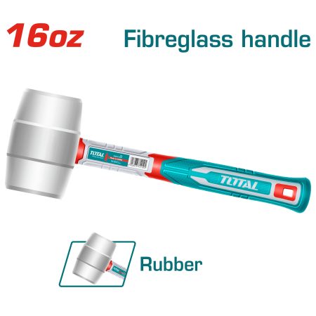 Gumijasto kladivo 450 g / INDUSTRIAL (THRUH6916)