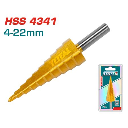 Stopenjski sveder 4-22 mm HSS 4341 INDUSTRIAL (TAC7542201)