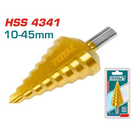 Stopenjski sveder 10-45 mm HSS 4341 INDUSTRIAL (TAC75104501)