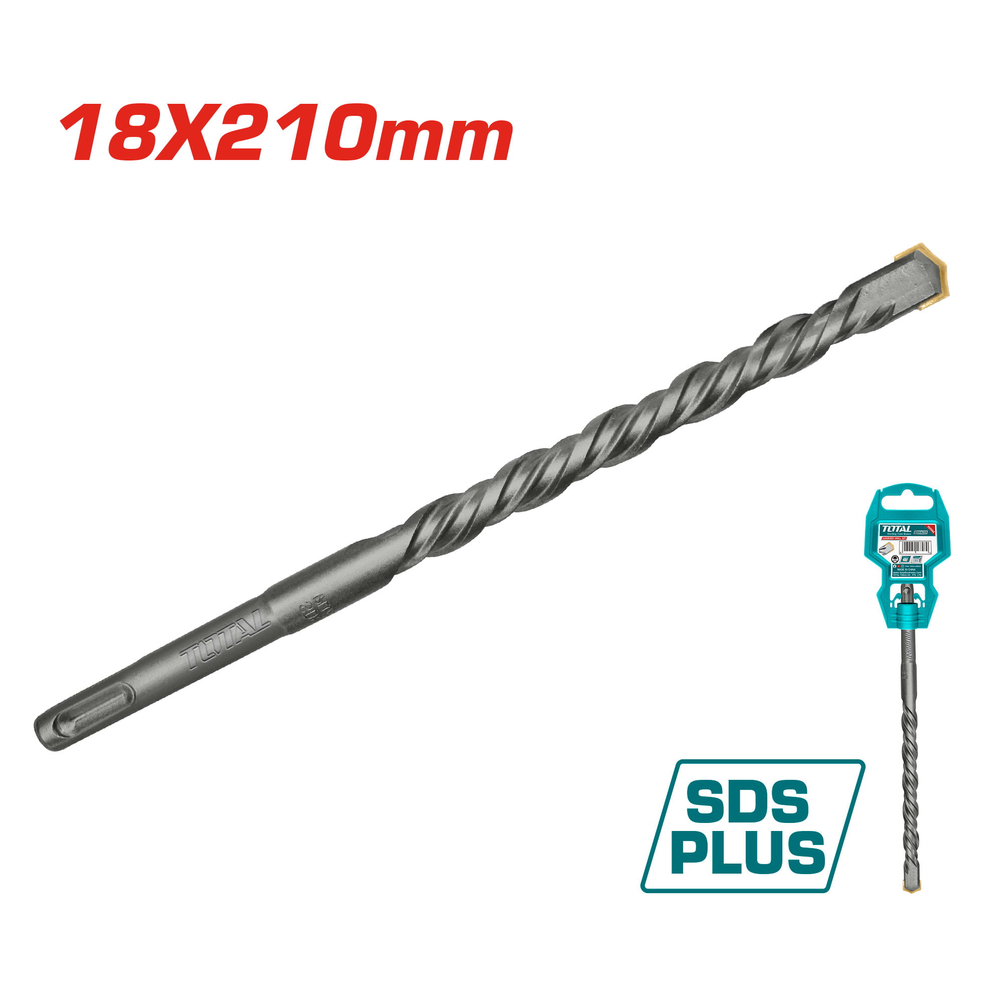 SDS plus sveder 18x210mm INDUSTRIAL (TAC311802)