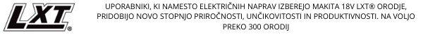 LXT platforma 18V program
